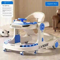 Anti-O-Legs Foldable Baby Walker with Music, Adjustable Height & Safety Wheels for Toddlers