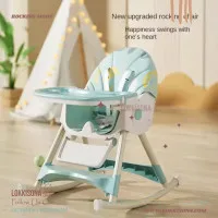 3-in-1 Baby Feeding Chair + Rocking Horse – Comfortable, Adjustable & Fun for Your Baby