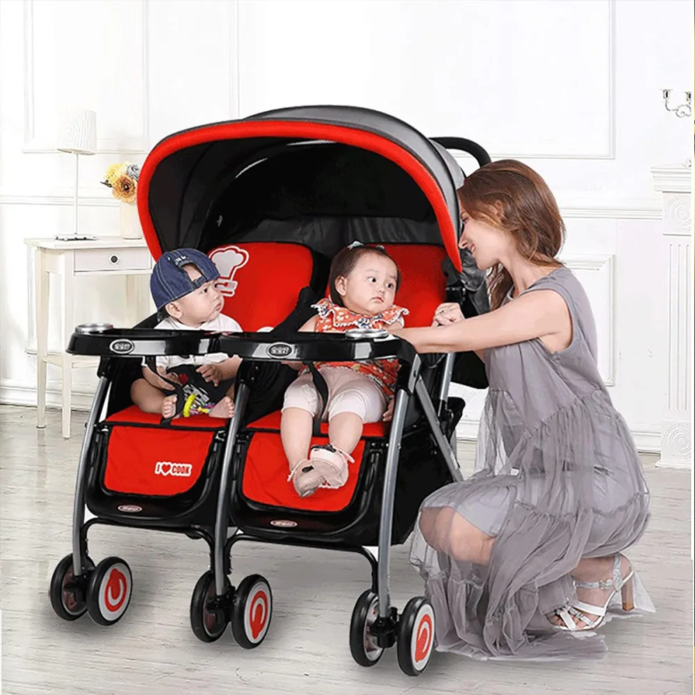 BAOBAOHAO 703A Twins Baby Stroller
