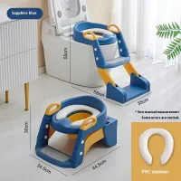 Potty Training Seat with Ladder for Kids | Foldable Toilet Training Seat Bangladesh