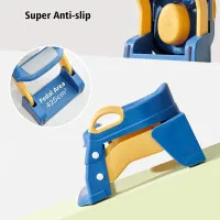 Potty Training Seat with Ladder for Kids | Foldable Toilet Training Seat Bangladesh