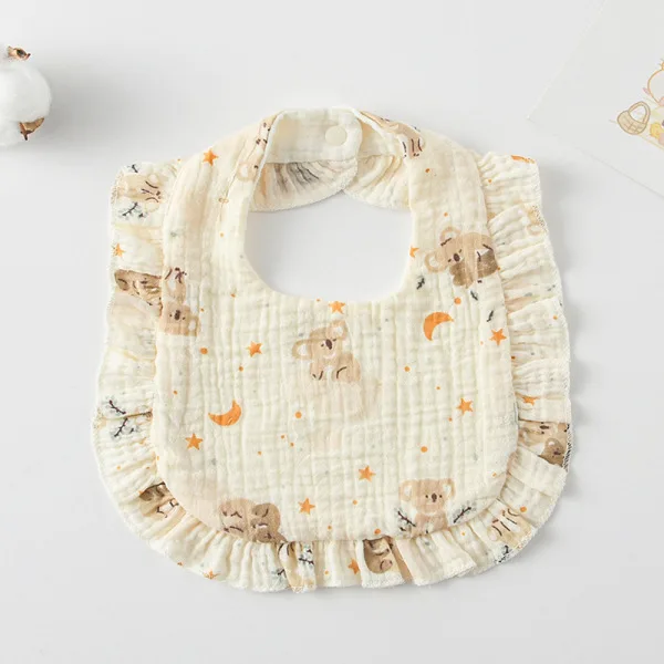 Korean Style Baby Feeding Bib | 0-1 Year | starry raccoon