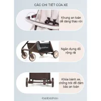 Baobaohao A2 Baby Stroller–Lightweight, Foldable, One-Click Folding, Reclining Seat