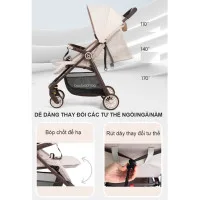 Baobaohao A2 Baby Stroller–Lightweight, Foldable, One-Click Folding, Reclining Seat