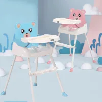 MODEL C-218- Bao Bao Hao Popular High Feeding Chair | Green Color