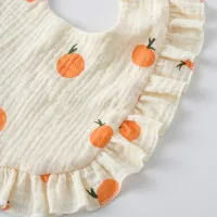 4 Pcs Korean Style Baby Feeding Bib | 0-1 Year | Random Print