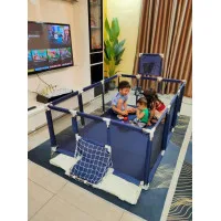Playpen Large Playpen for twin, with Basketball Hoop, Comes with Bracket and 30 Ball | Large Size (China)